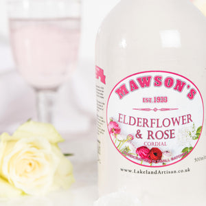 Elderflower & Rose Cordial 500ml Stone Crock