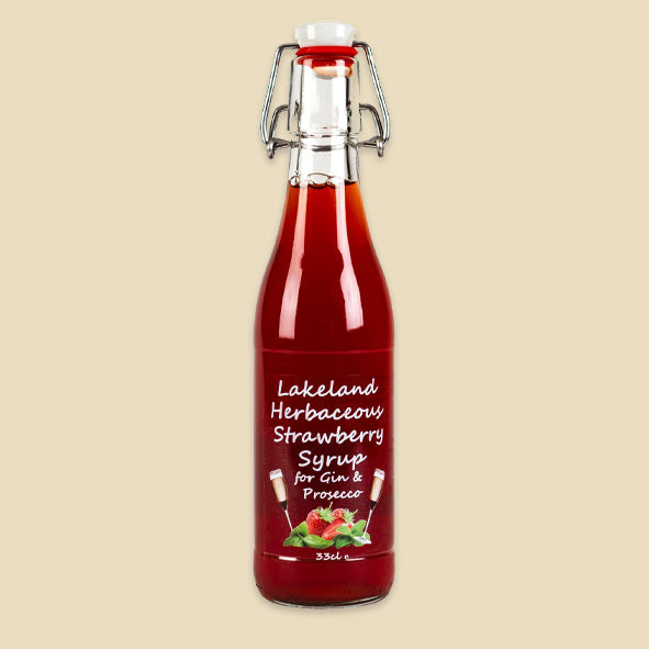 Lakeland Strawberry Fruit Syrup for Gin & Prosecco