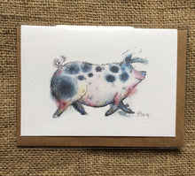 Load image into Gallery viewer, Tilly Pig Greetings Card