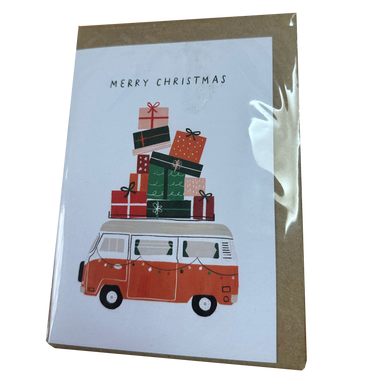 Merry Christmas Campervan design card