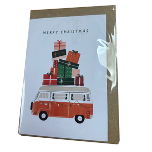Merry Christmas Campervan design card