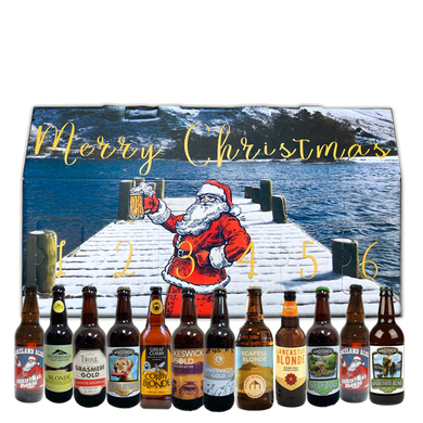 12 Blonde/Golden Beers from Lakeland Ales in Christmas Box