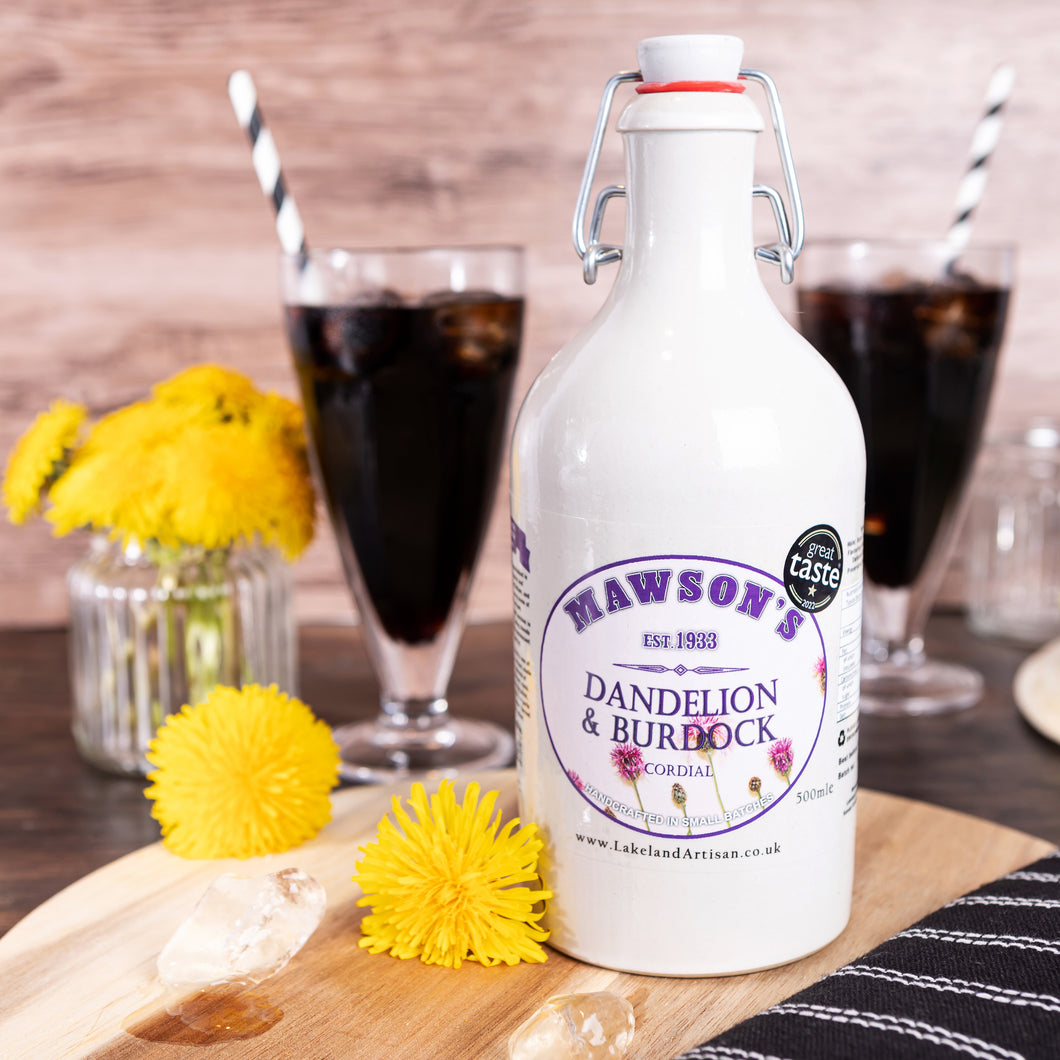 Dandelion & Burdock Cordial 500ml Stone Crock