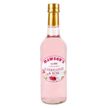 Load image into Gallery viewer, Elderflower &amp; Rose Cordial - 500ml Glass Bottle