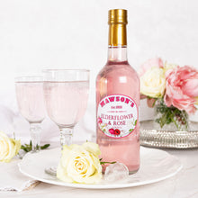 Load image into Gallery viewer, Elderflower &amp; Rose Cordial - 500ml Glass Bottle