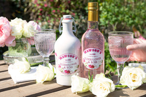 Elderflower & Rose Cordial - 500ml Glass Bottle