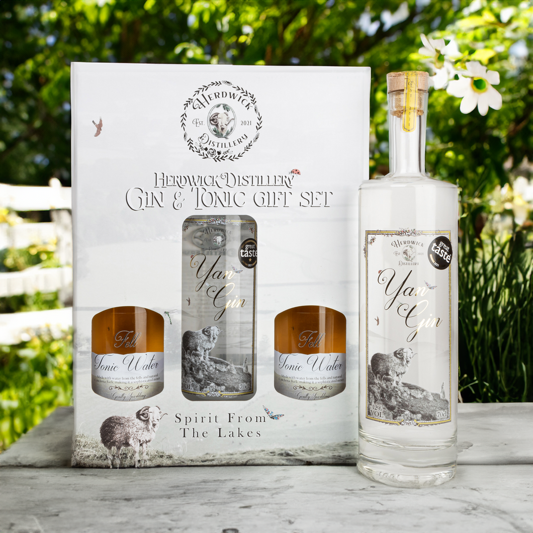 Herdwick Distillery Yan Gin & Tonic gift set