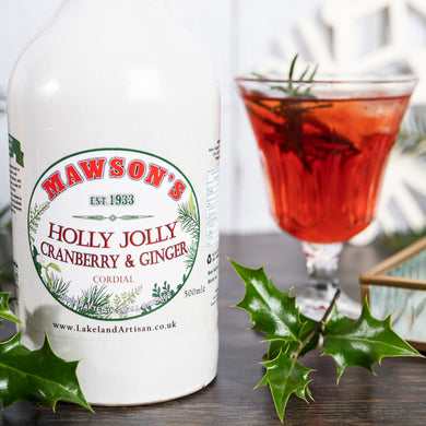 Holly Jolly Cordial 500ml Stone Crock