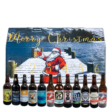 12 Mixed Beers from Lakeland Ales in Christmas Box