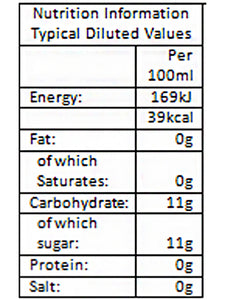 Classic Cola Cordial - 500ml Glass Bottle