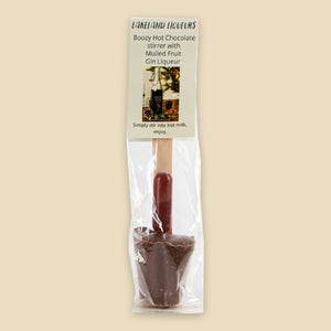 Boozy Mulled Gin Hot Chocolate Stirrer