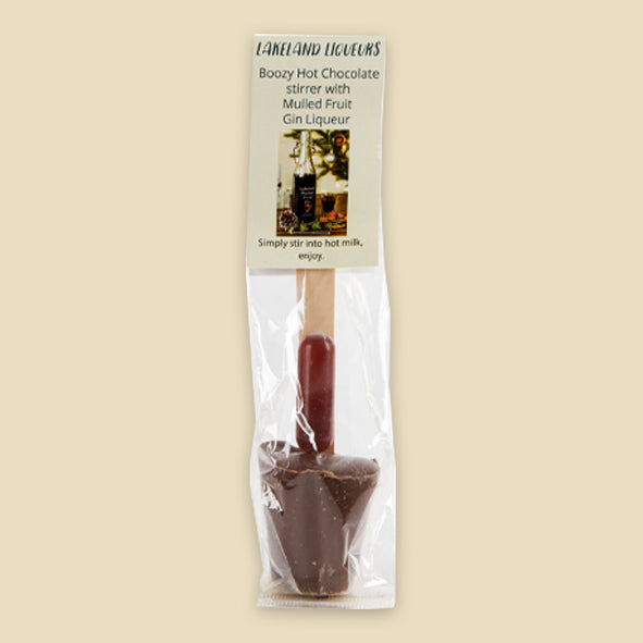 Boozy Mulled Gin Hot Chocolate Stirrer