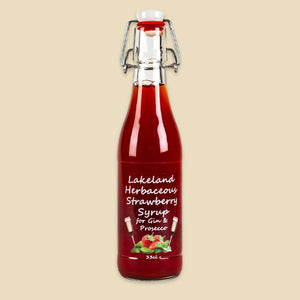 Lakeland Strawberry Fruit Syrup for Gin & Prosecco