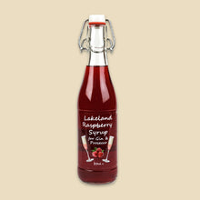 Load image into Gallery viewer, Lakeland Raspberry Fruit Syrup for Gin &amp; Prosecco