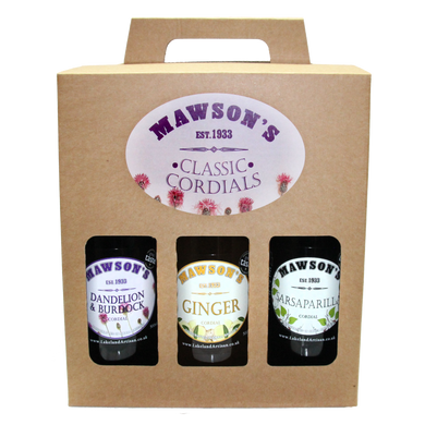 Mawson's Classic Cordials - 6 x 500ml Glass Bottle