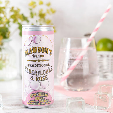 Elderflower & Rose Ready to Drink 12x 250ml cans