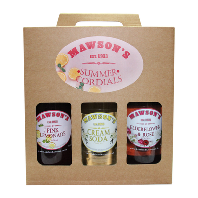 Mawson's Summer Cordials - 6 x 500ml Glass Bottle