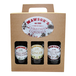 Mawson's Christmas Cordials - 6 x 500ml Glass Bottle