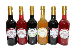 Mawson's Christmas Cordials - 6 x 500ml Glass Bottle